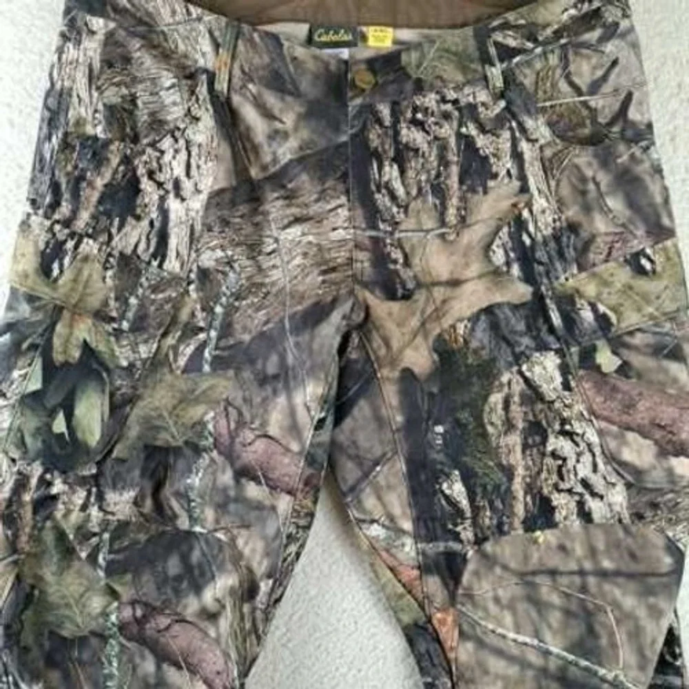 Cabela's Mossy Oak Camouflage‎ Hunting Cargo Pants Men's 38 Regular Polyester